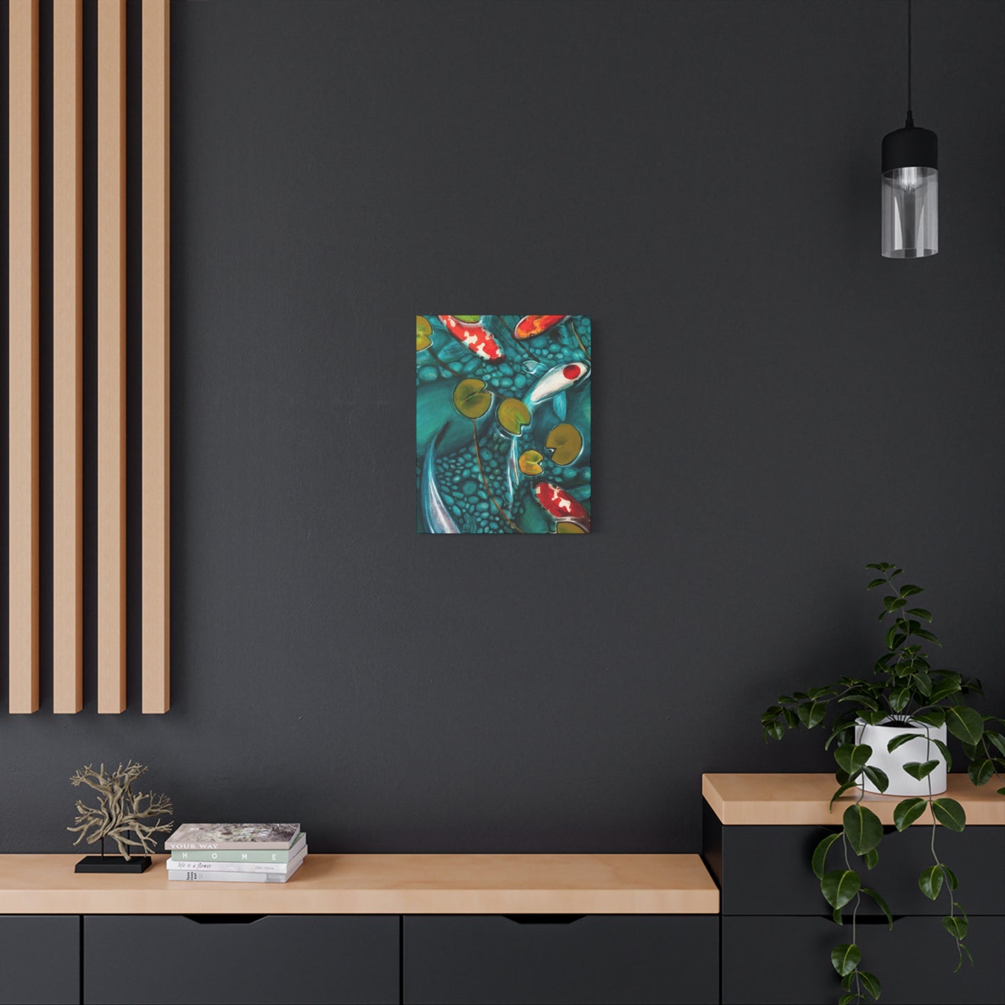 Matte Canvas Wall Art: "Zen"