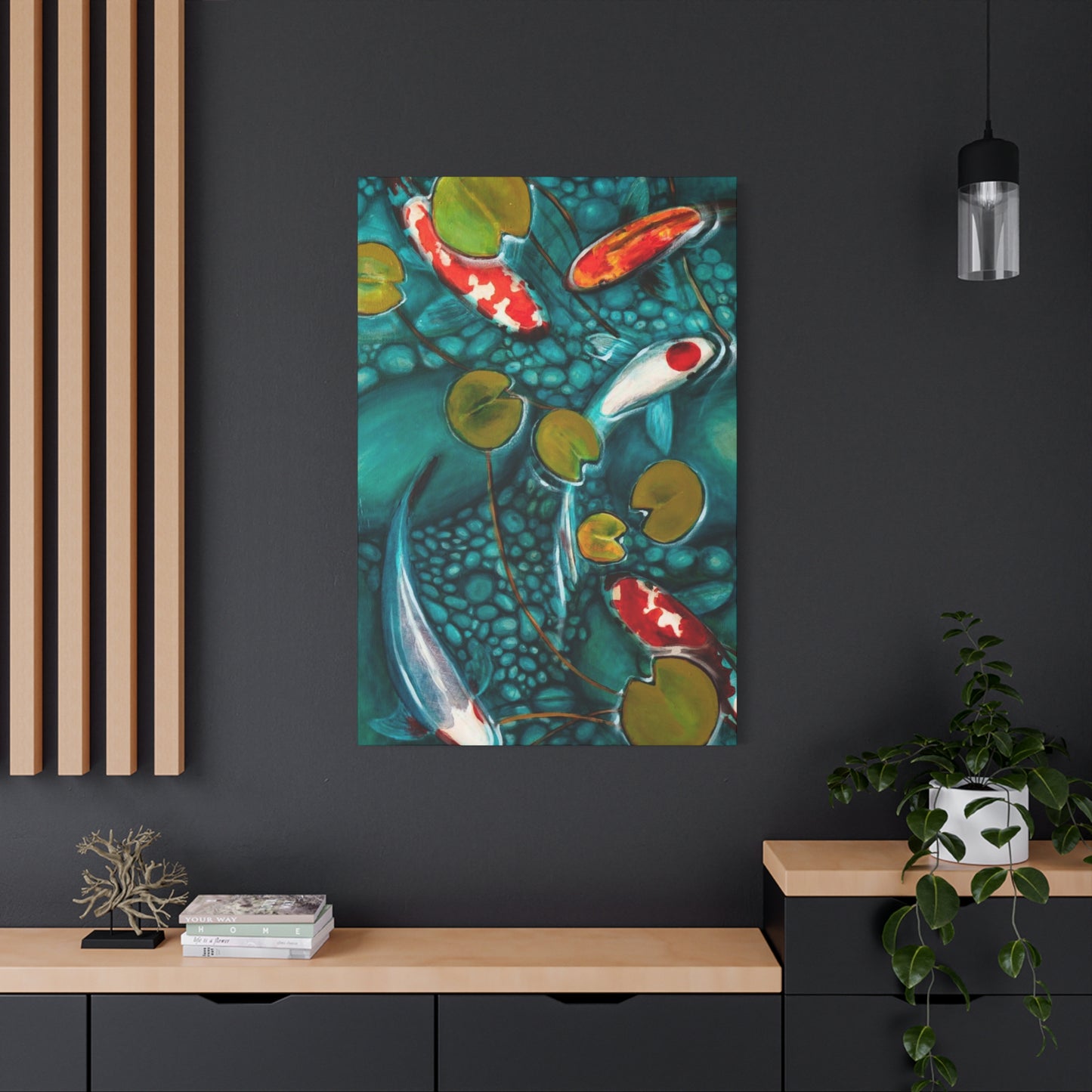 Matte Canvas Wall Art: "Zen"