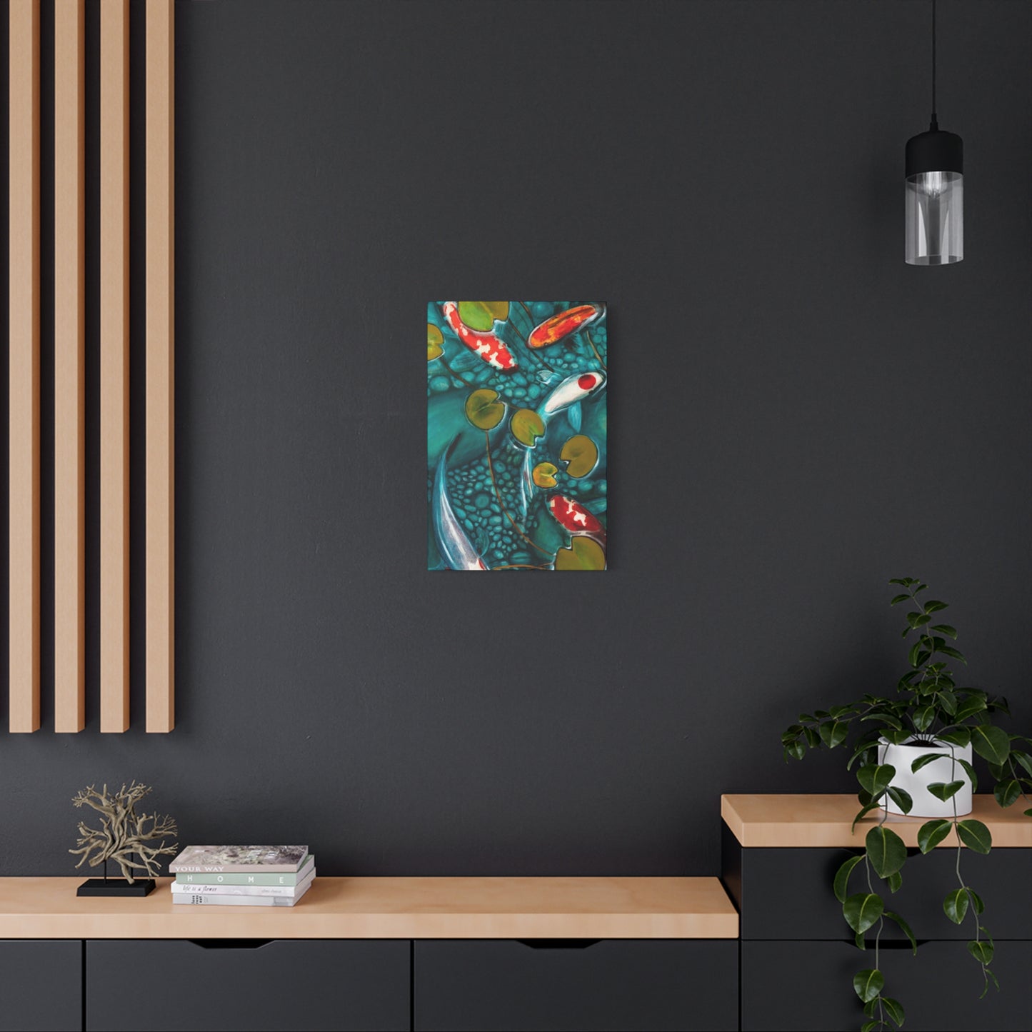 Matte Canvas Wall Art: "Zen"