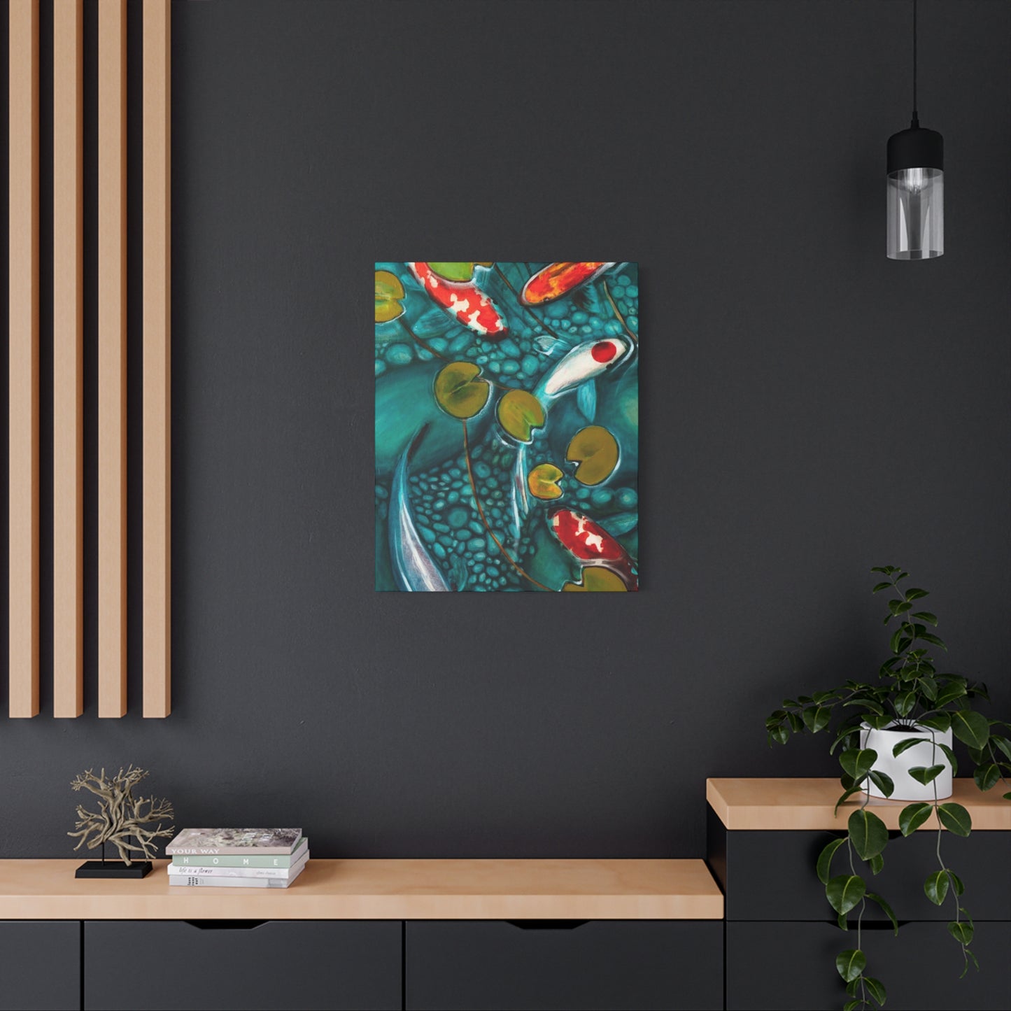 Matte Canvas Wall Art: "Zen"