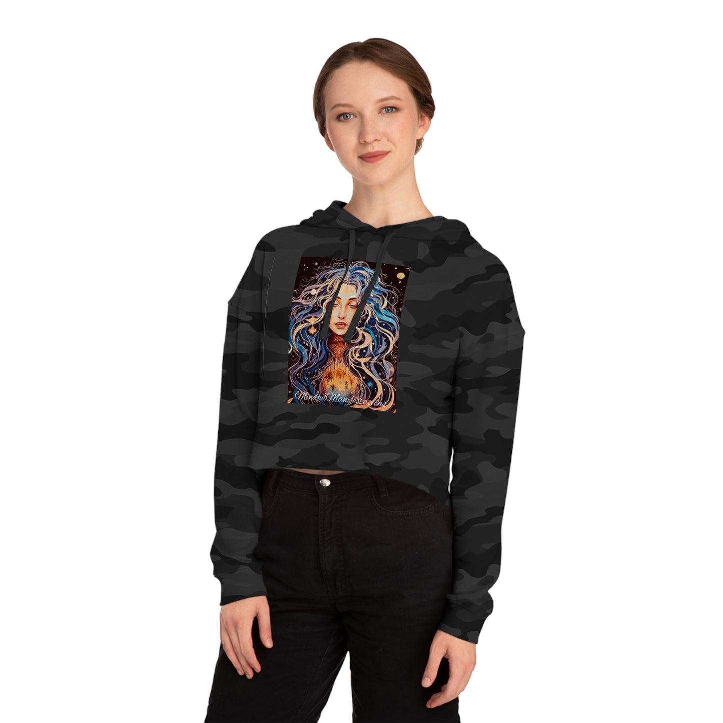 Women’s Soft Cropped Hooded Sweatshirt