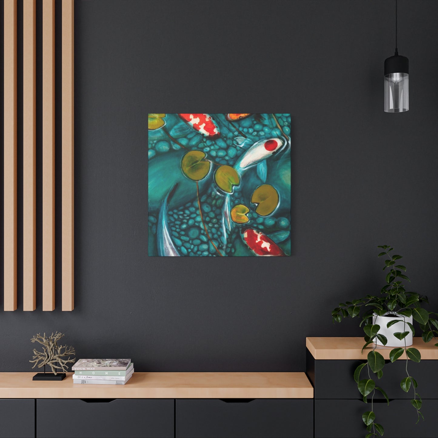 Matte Canvas Wall Art: "Zen"