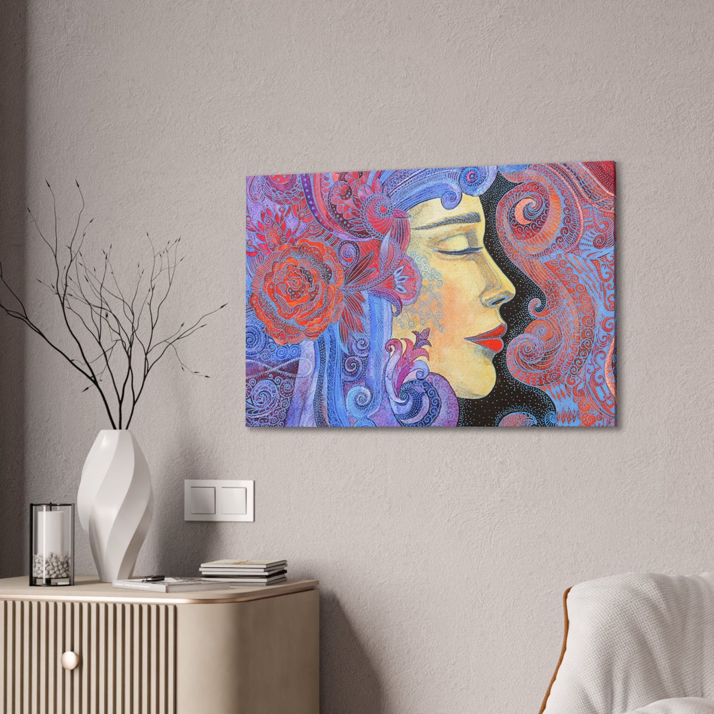 Canvas Wall Art: "Mindfully Manifesting"