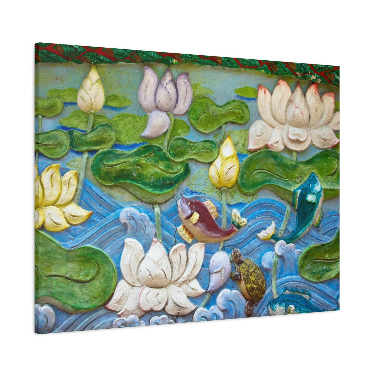 Matte Canvas Wall Art: "Swimming Upstream"