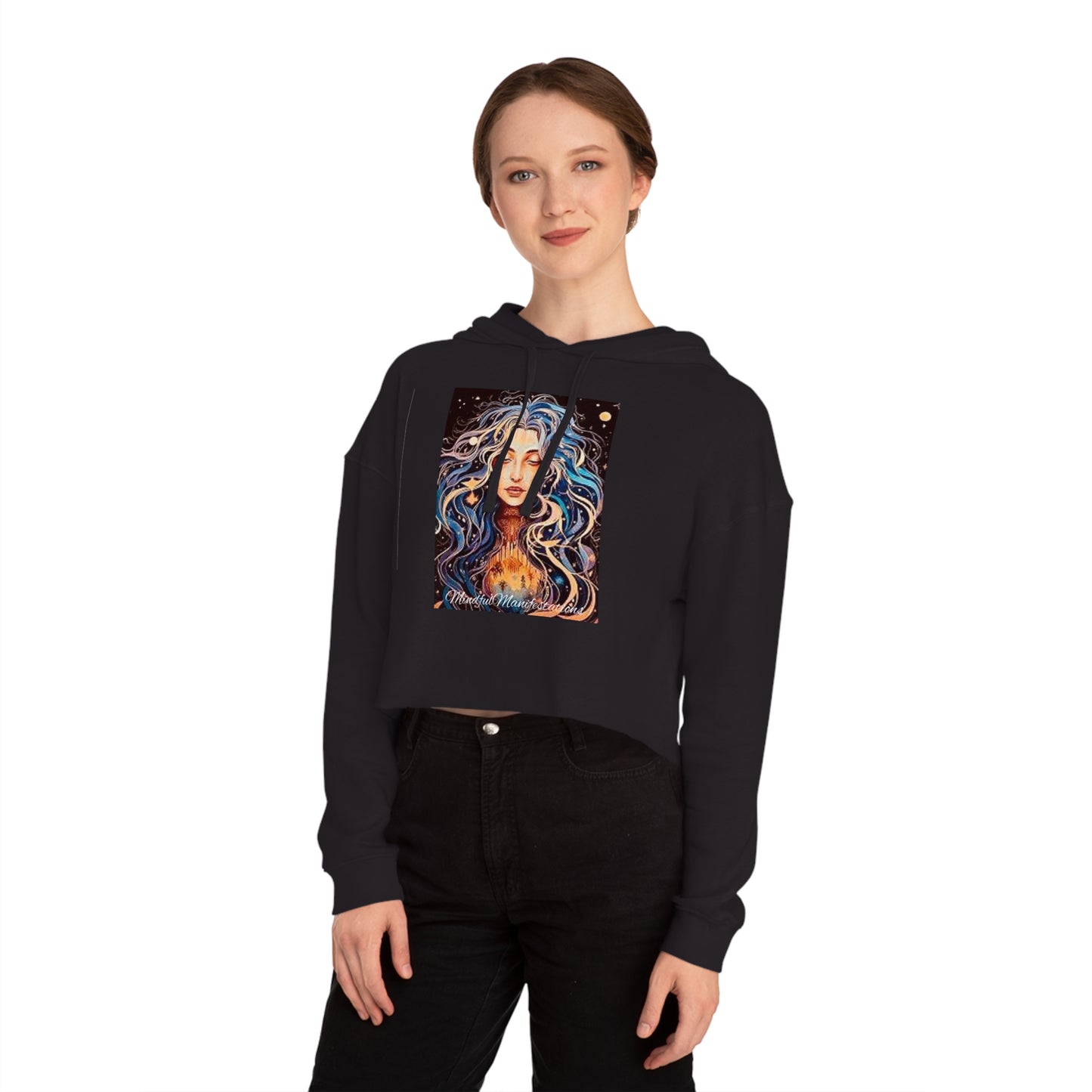 Women’s Soft Cropped Hooded Sweatshirt