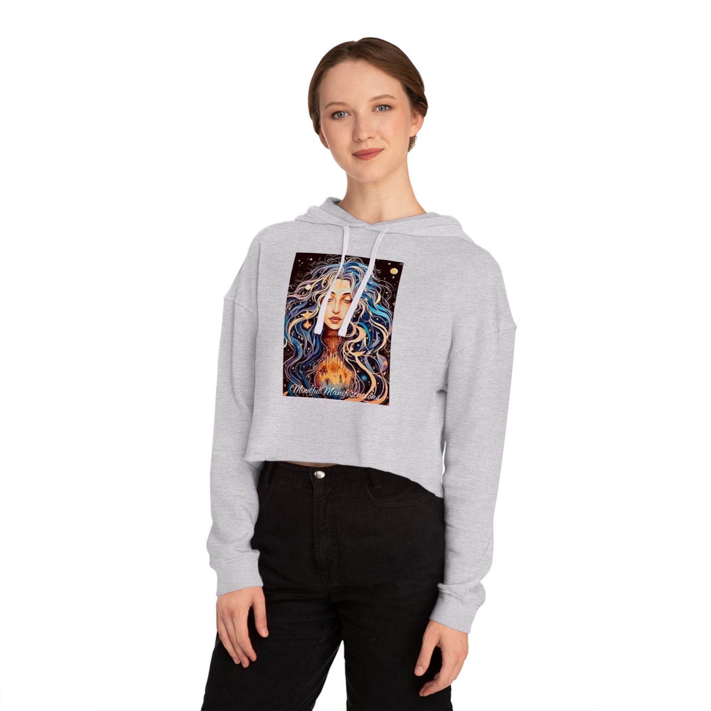 Women’s Soft Cropped Hooded Sweatshirt