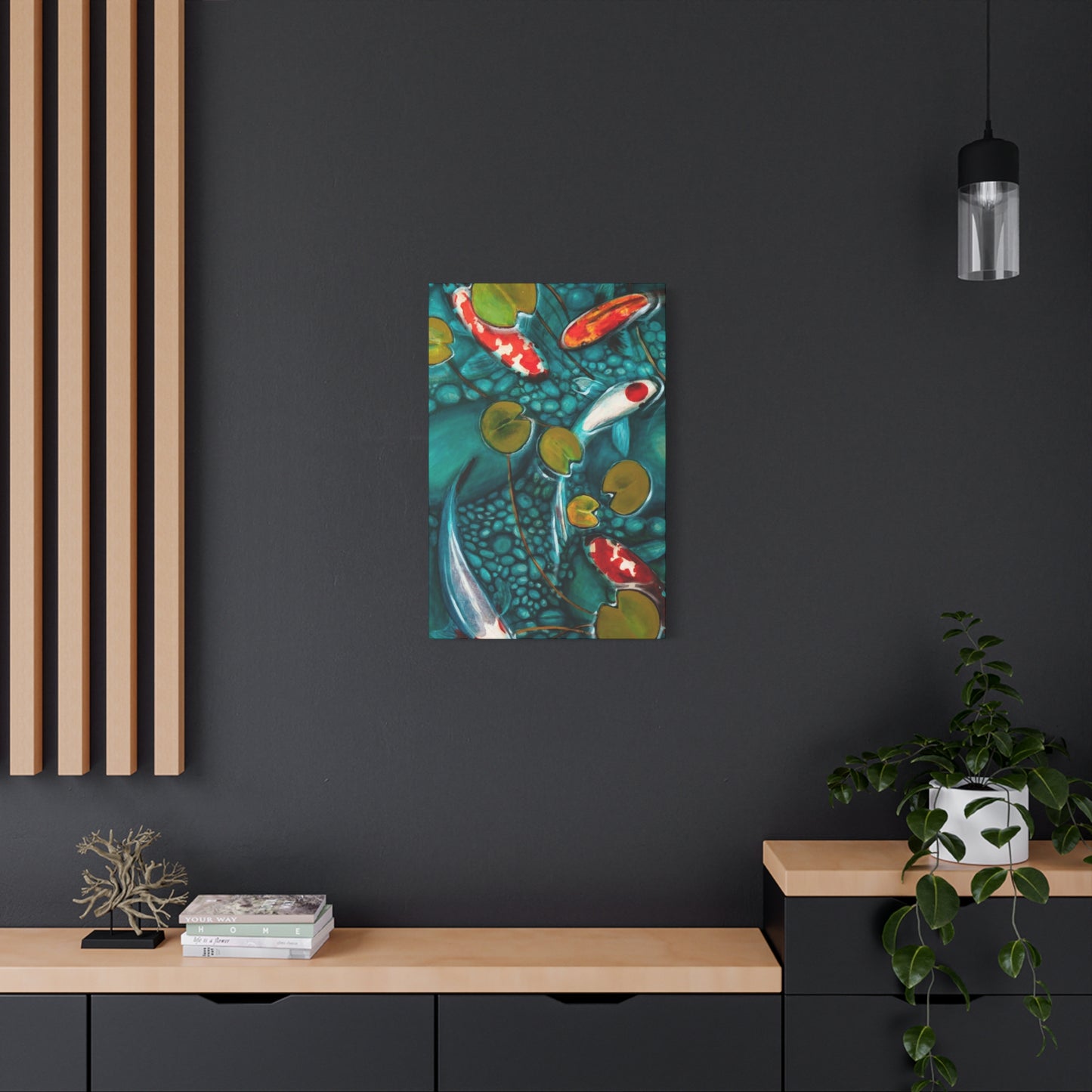 Matte Canvas Wall Art: "Zen"