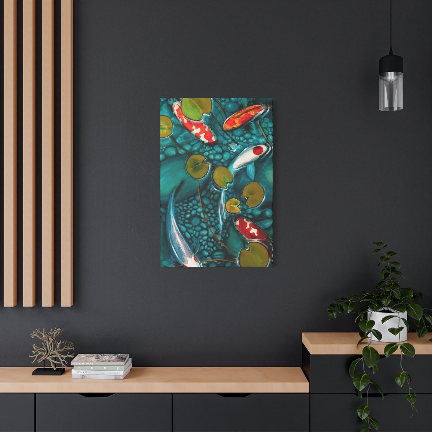 Matte Canvas Wall Art: "Zen"