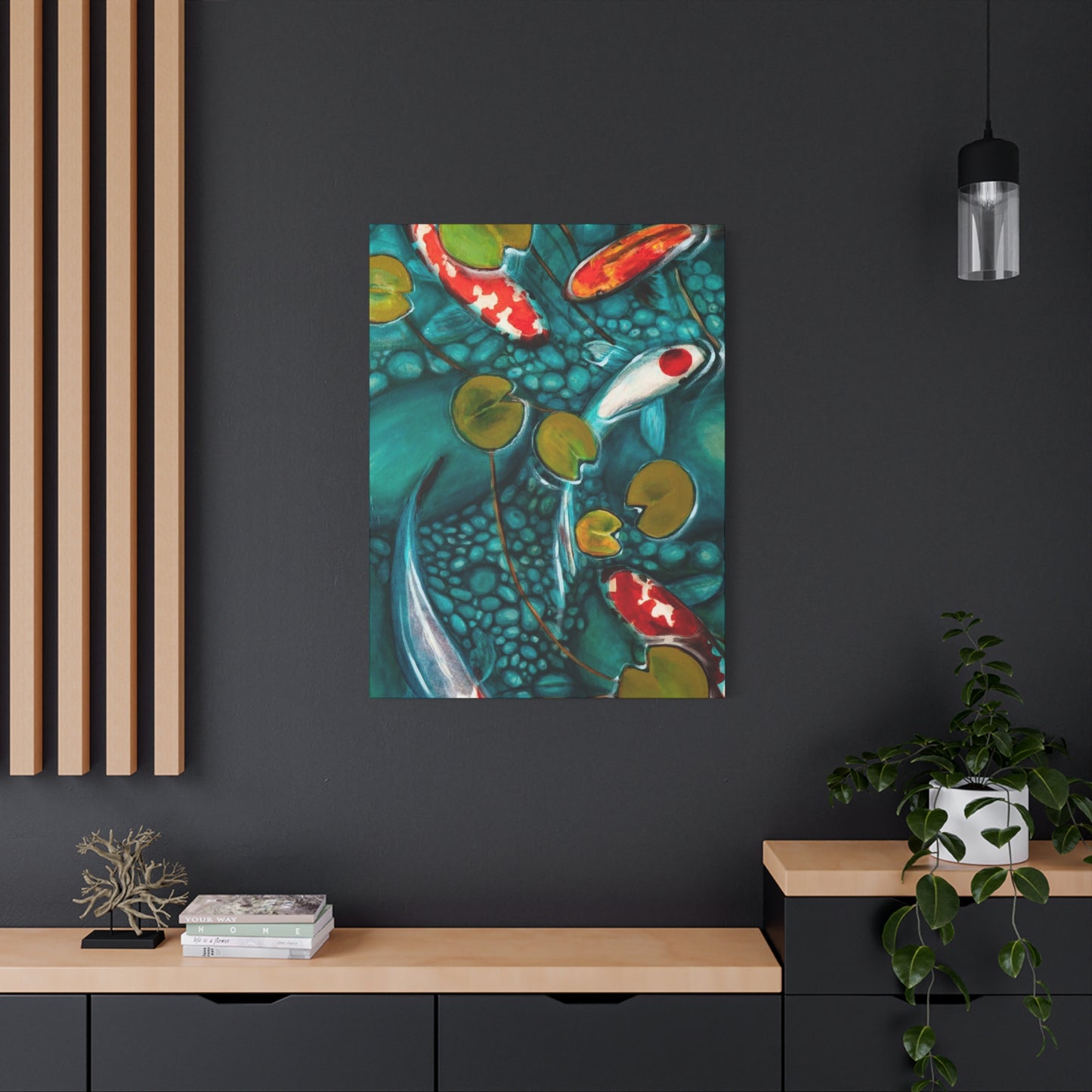 Matte Canvas Wall Art: "Zen"